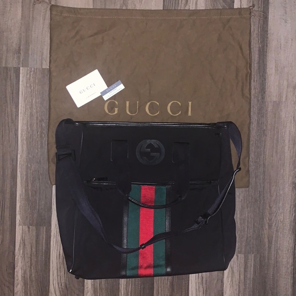 GUCCI tote/messenger bag - Picture 1 of 10